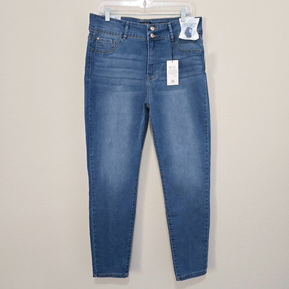 NWT Curve Appeal Curve Creator High Rise Skinny Jeans Minimalist Womens Size 16